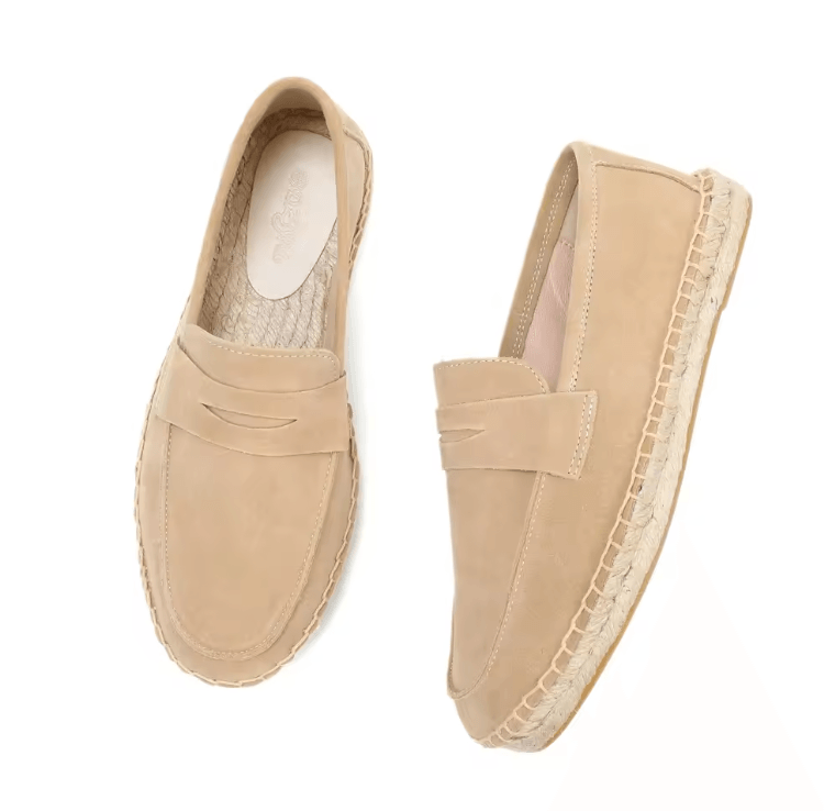 TerraStep Mens Suede Espadrilles Casual Slip On Loafers 4