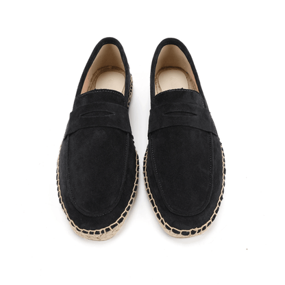 TerraStep Mens Suede Espadrilles Casual Slip On Loafers