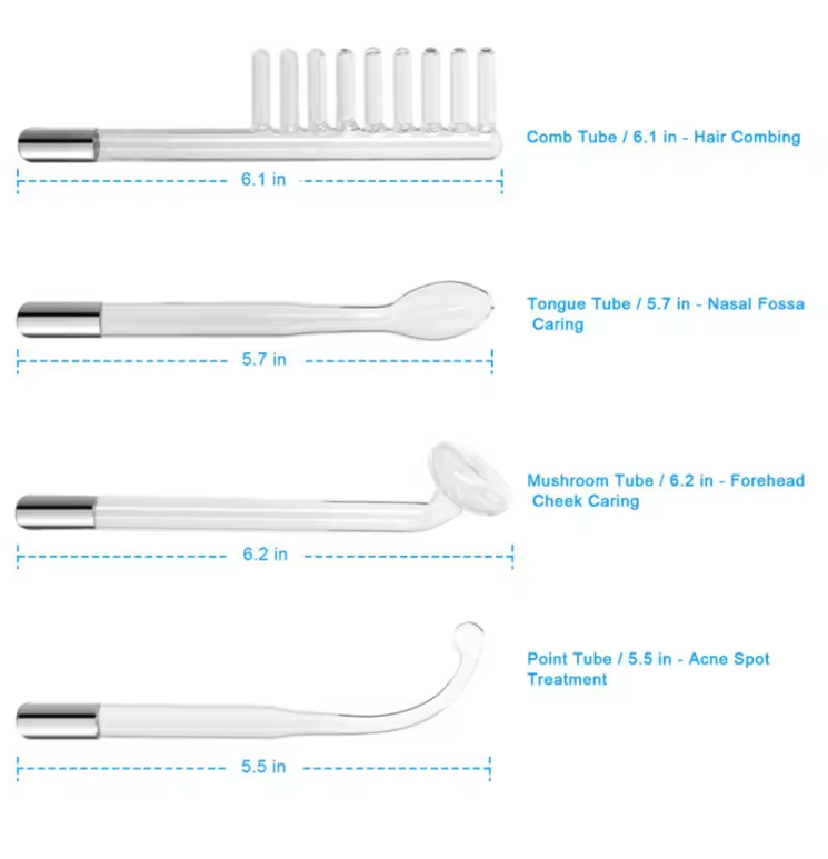 DermaGlow High Frequency Skin Therapy Wand For Acne And Wrinkle Reduction 2
