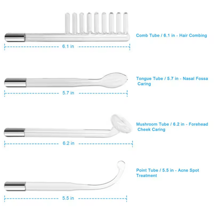 DermaGlow High Frequency Skin Therapy Wand For Acne And Wrinkle Reduction 2