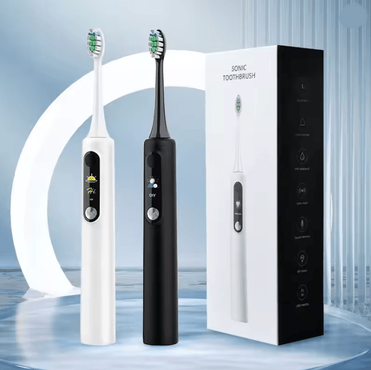 SonicGlow Intelligent Ultrasonic Electric Toothbrush with Magnetic Suspension and Smart Display