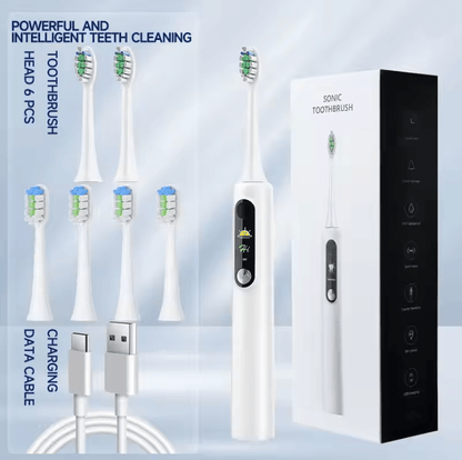 SonicGlow Intelligent Ultrasonic Electric Toothbrush With Magnetic Suspension And Smart Display 4