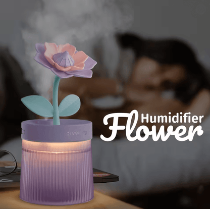 BloomMist Portable USB Humidifier and Aroma Diffuser with Colorful Light