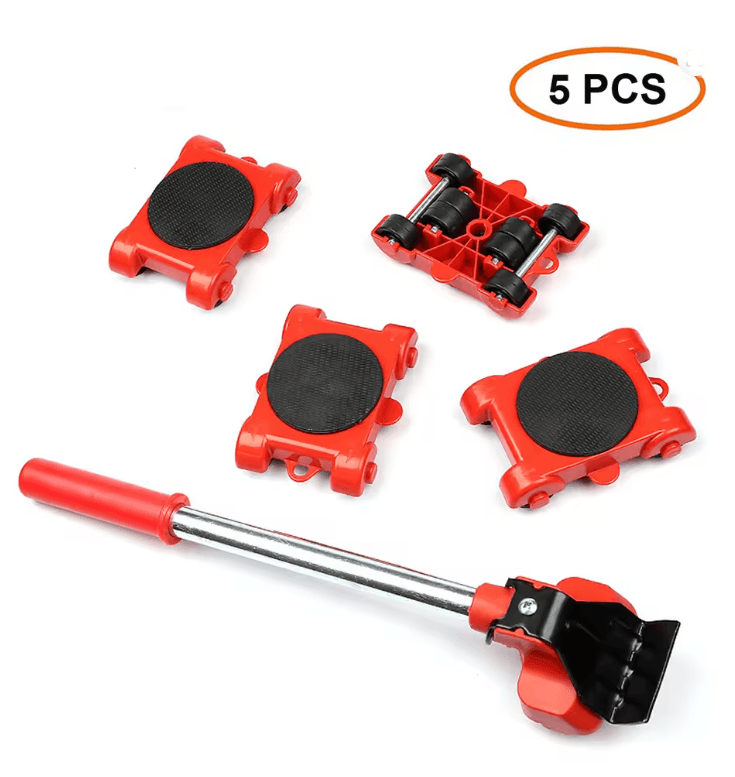 LiftEase Heavy Duty Furniture Mover Set With Lifter And Roller Wheels 3