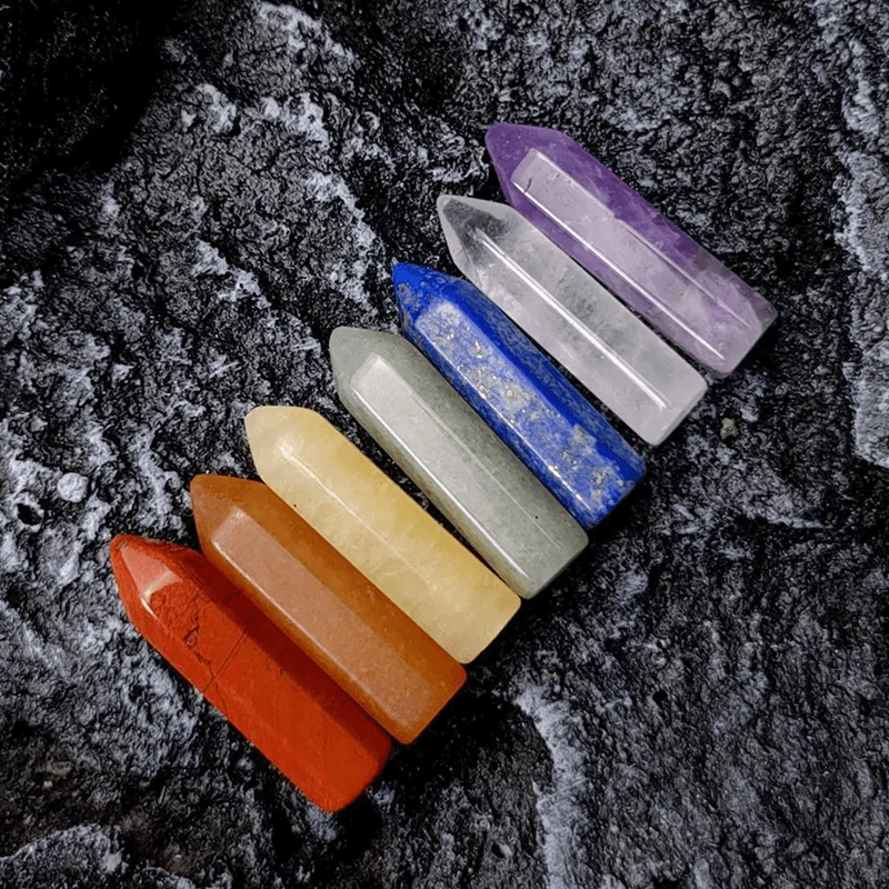 Crystal Harmony Natural Stone Chakra Healing Gemstone Set With Gift Box 5