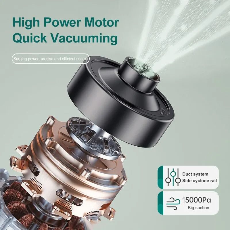 Powerful Handheld Vacuum Cleaner With HEPA Filter 2