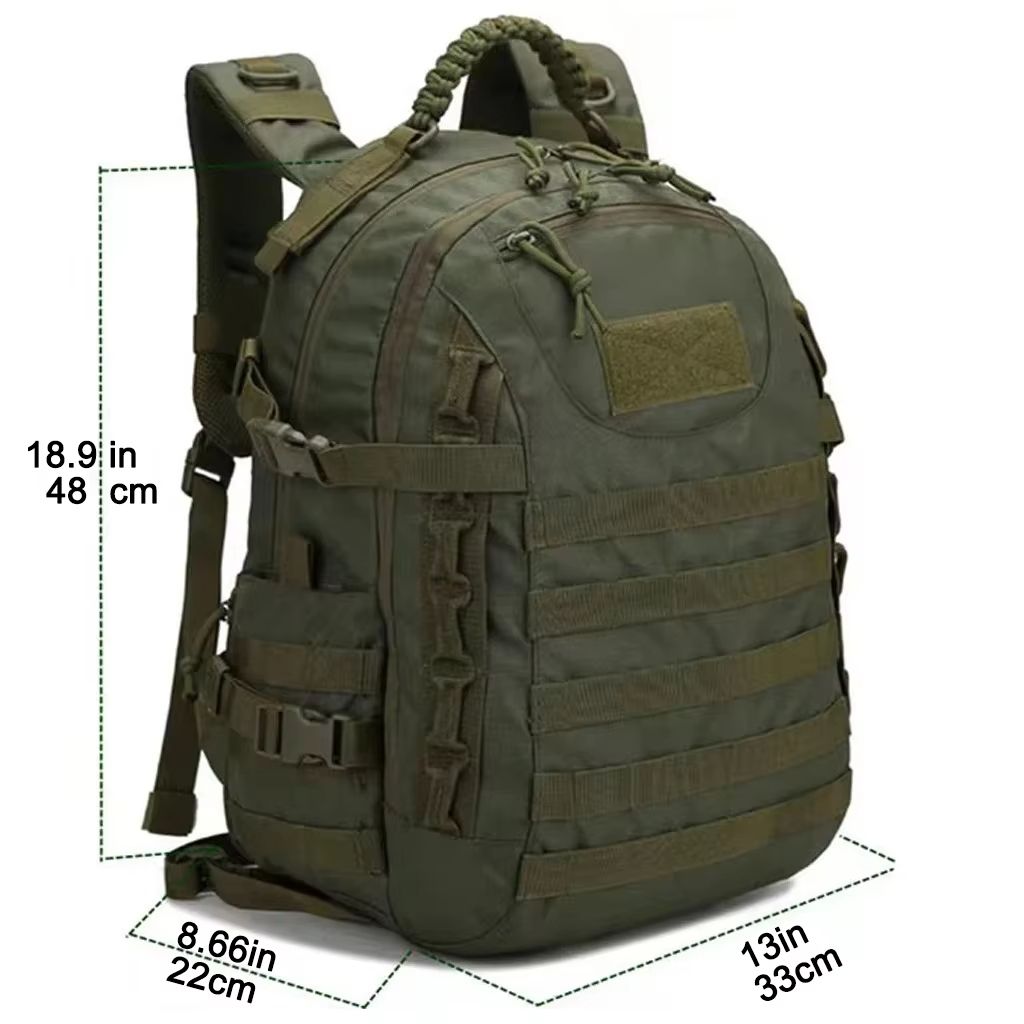 35L Waterproof Outdoor Backpack  Durable Camouflage Hiking  Camping Bag 3