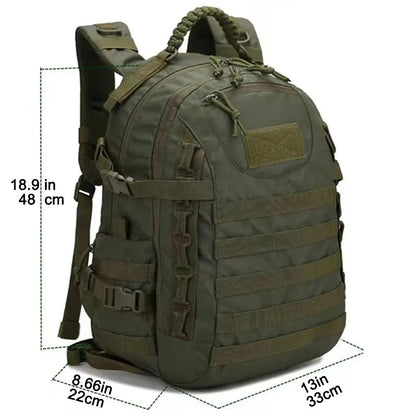 35L Waterproof Outdoor Backpack  Durable Camouflage Hiking  Camping Bag 3
