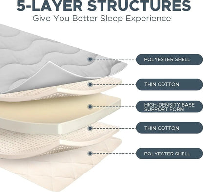 Foldable Floor Mattress With High Density Foam 1