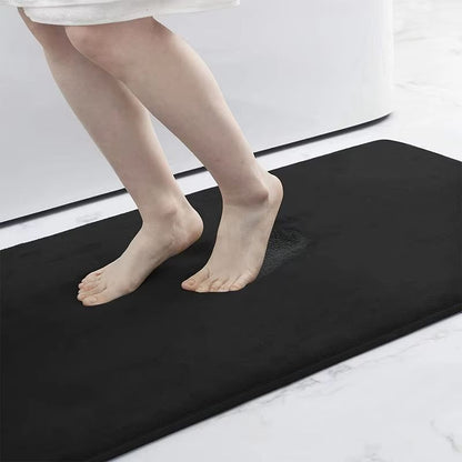 Homaxy Super Absorbent Memory Foam Bath Mat  NonSlip Bathroom  Bedroom Rug 9