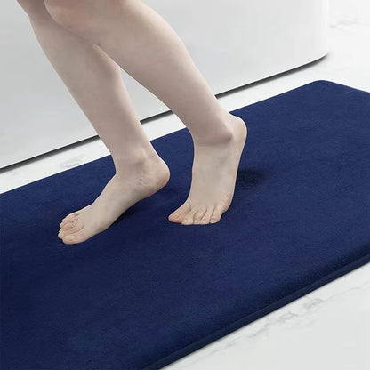 Homaxy Super Absorbent Memory Foam Bath Mat  NonSlip Bathroom  Bedroom Rug 11