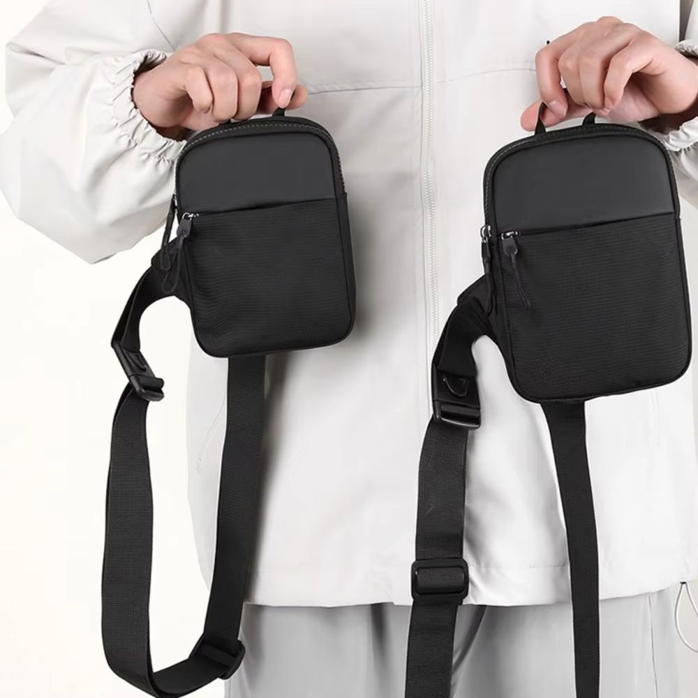 Mens Canvas Chest Bag  Small Crossbody Sling Bag For Everyday Carry 2