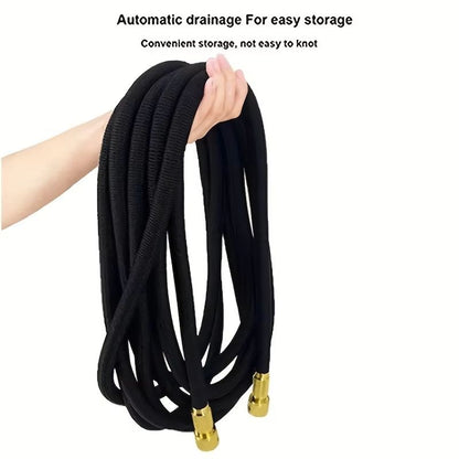 Expandable Magic Hose With Spray Gun  HighPressure Garden  Car Wash Hose 1