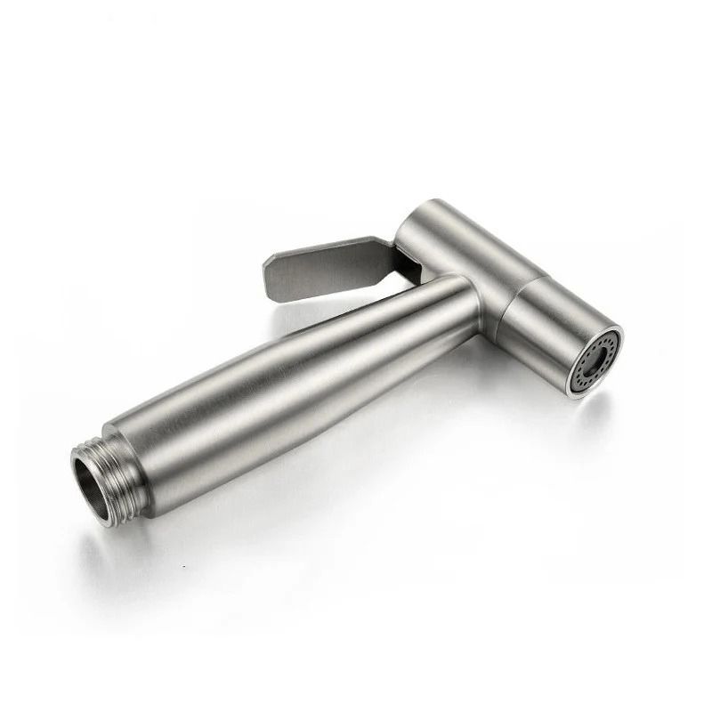 Stainless Steel Toilet Spray Gun Portable Bathroom Cleaning Device 2