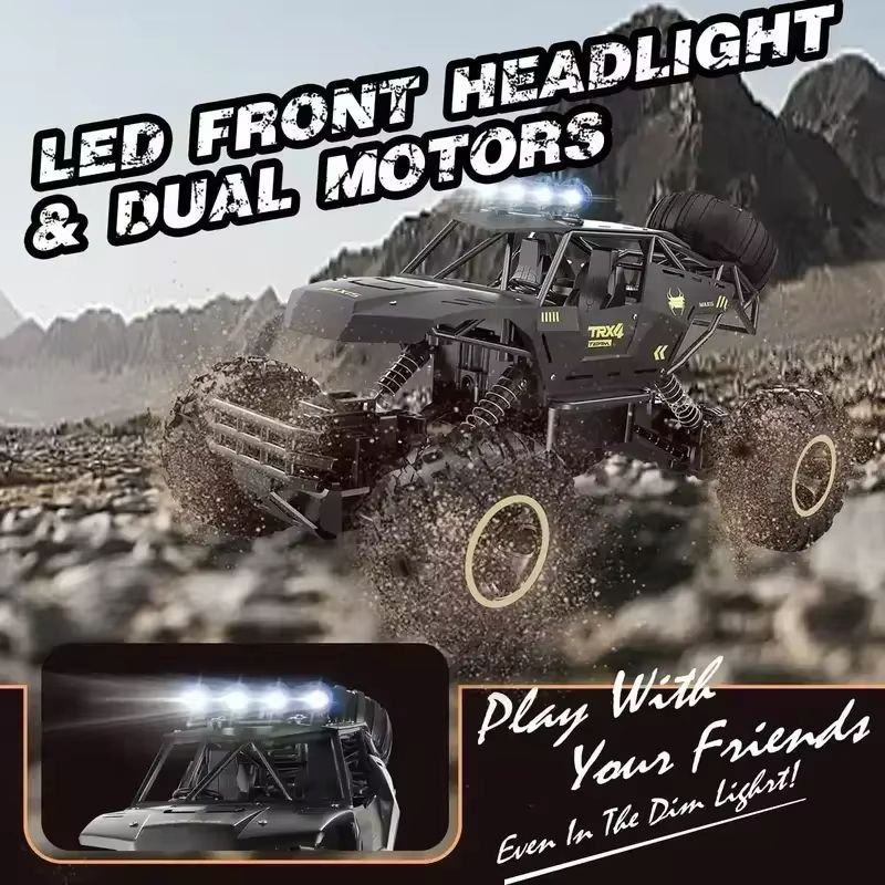 ZWN 1 12 1 16 4WD RC Car LED Lights Off Road Remote Control Buggy 4