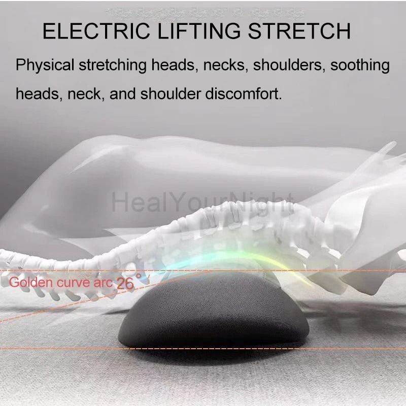 Electric Massage Pillow With Heating And Vibration Support 2