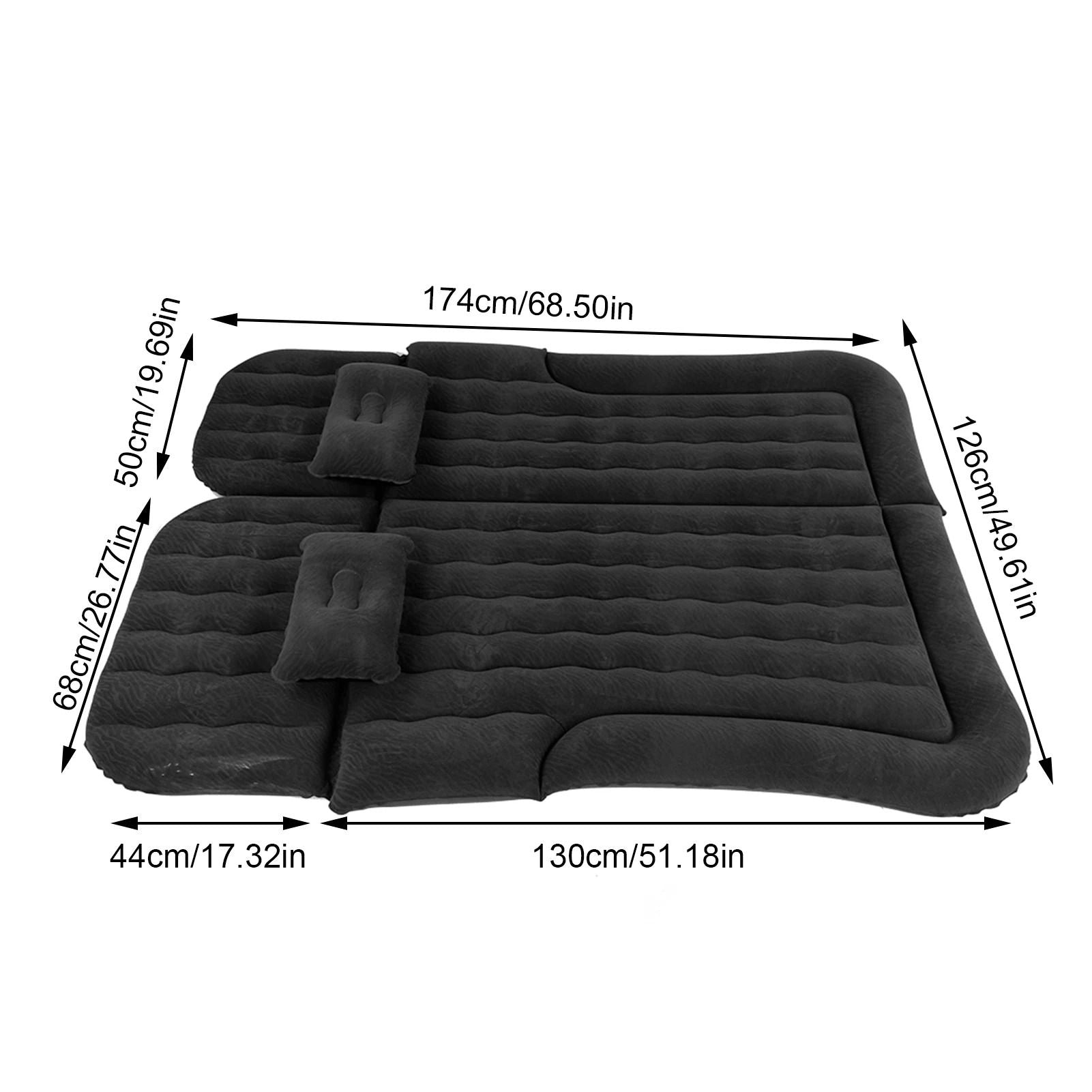 Car Travel Bed Inflatable Mattress With Pump And Headrests 5
