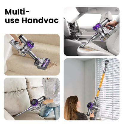 Cordless Vacuum Cleaner With Touchscreen  40Kpa Powerful Suction 55Minute Runtime Pet Hair  Carpet  2