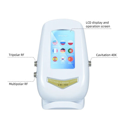 40K Body Slimming Cavitation Machine Multi Functional Face And Body Tightening Massager 4