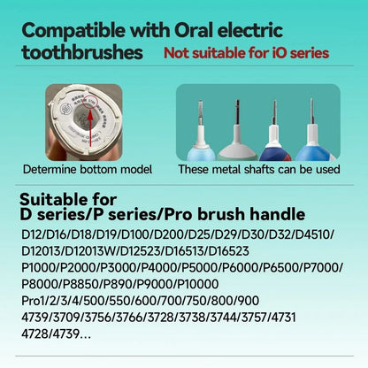 Electric Toothbrush Replacement Brush Heads Basic Cleaning Nozzle Compatible With D100 D25 D30 D32 3