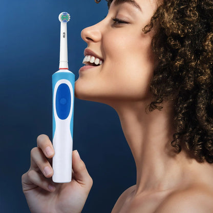 Electric Toothbrush Replacement Brush Heads Basic Cleaning Nozzle Compatible With D100 D25 D30 D32 4