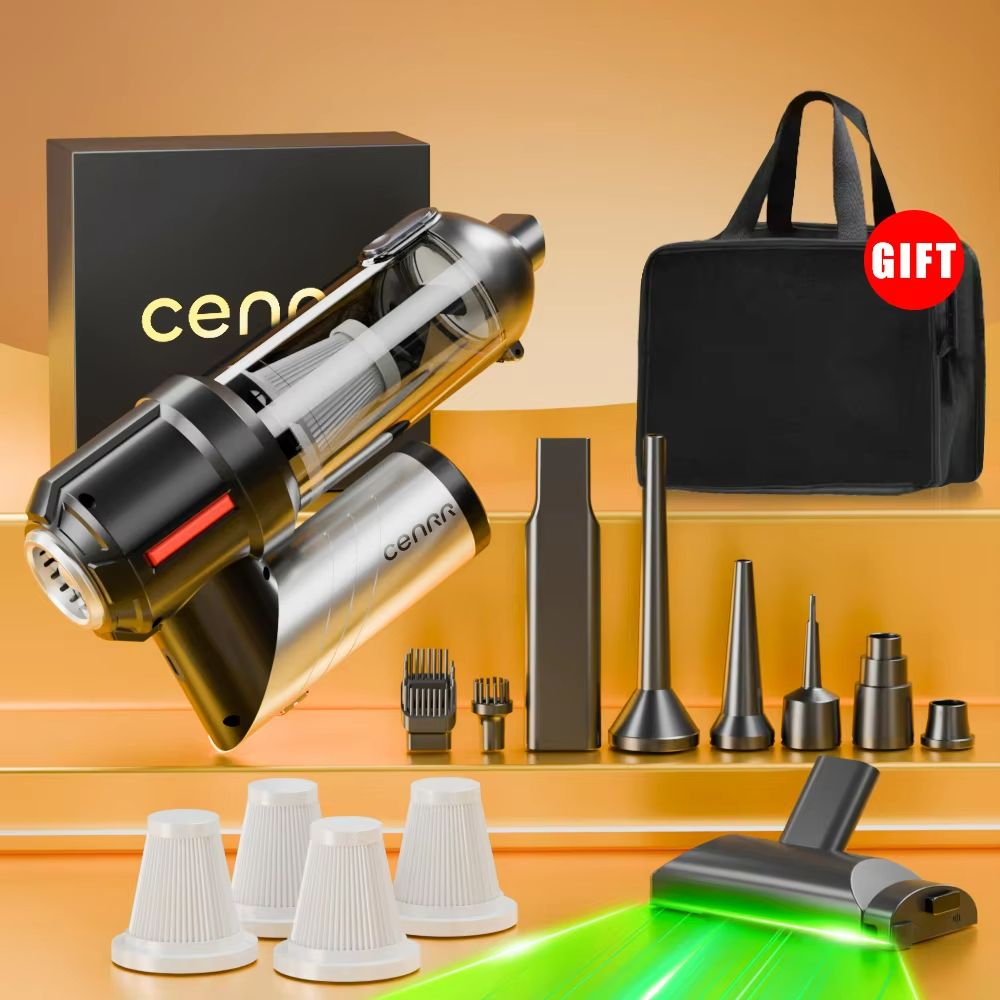 CENRR Cordless Car Vacuum Cleaner  Powerful 998000PA Handheld Mini Vacuum For Car And Home 9