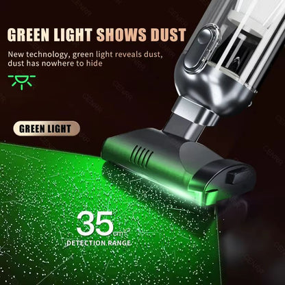 CENRR Cordless Car Vacuum Cleaner  Powerful 998000PA Handheld Mini Vacuum For Car And Home 1