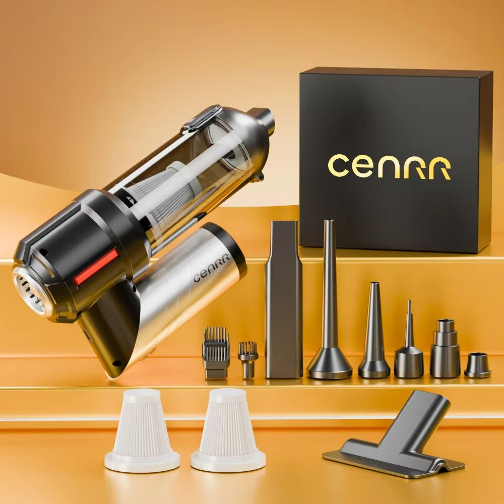 CENRR Cordless Car Vacuum Cleaner  Powerful 998000PA Handheld Mini Vacuum For Car And Home 7
