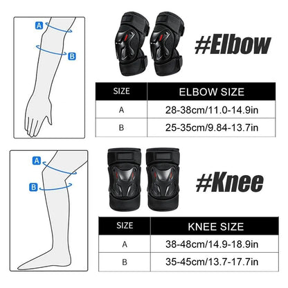 Knee And Elbow Protection Pads For Outdoor Sports Shock Absorption And Safety 6