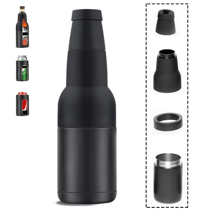 Insulated Stainless Steel Drink Can Cooler With Built In Opener 6