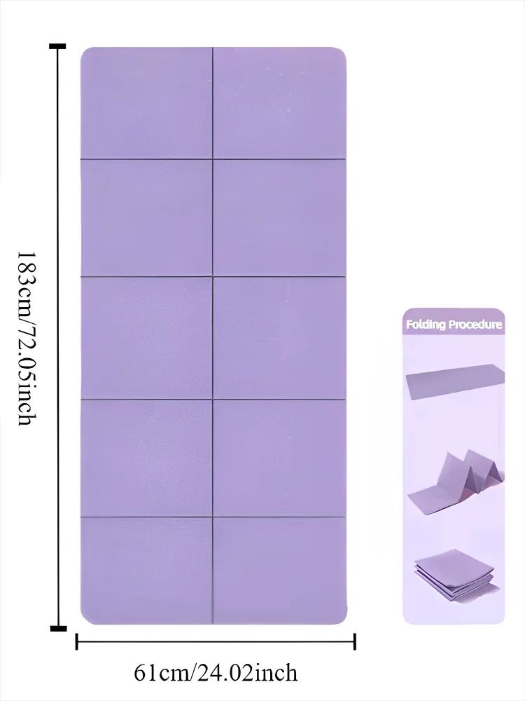 Foldable Travel Yoga Mat With Eco Friendly Non Slip Surface 5