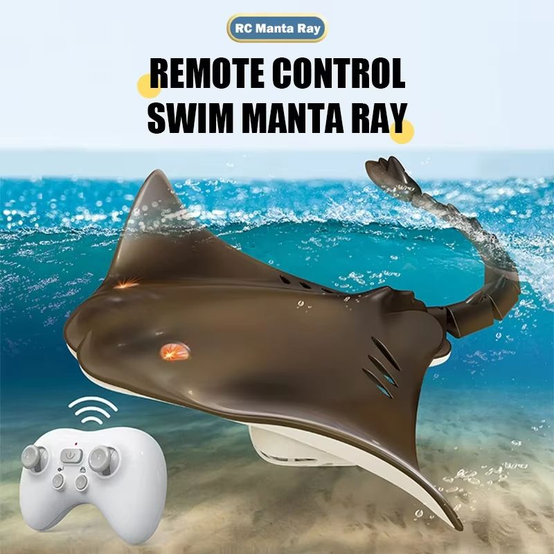 Remote Control Shark Toy With Water Spray  Electric Swimming Whale  Dolphin Bath And Pool Toy For K 15