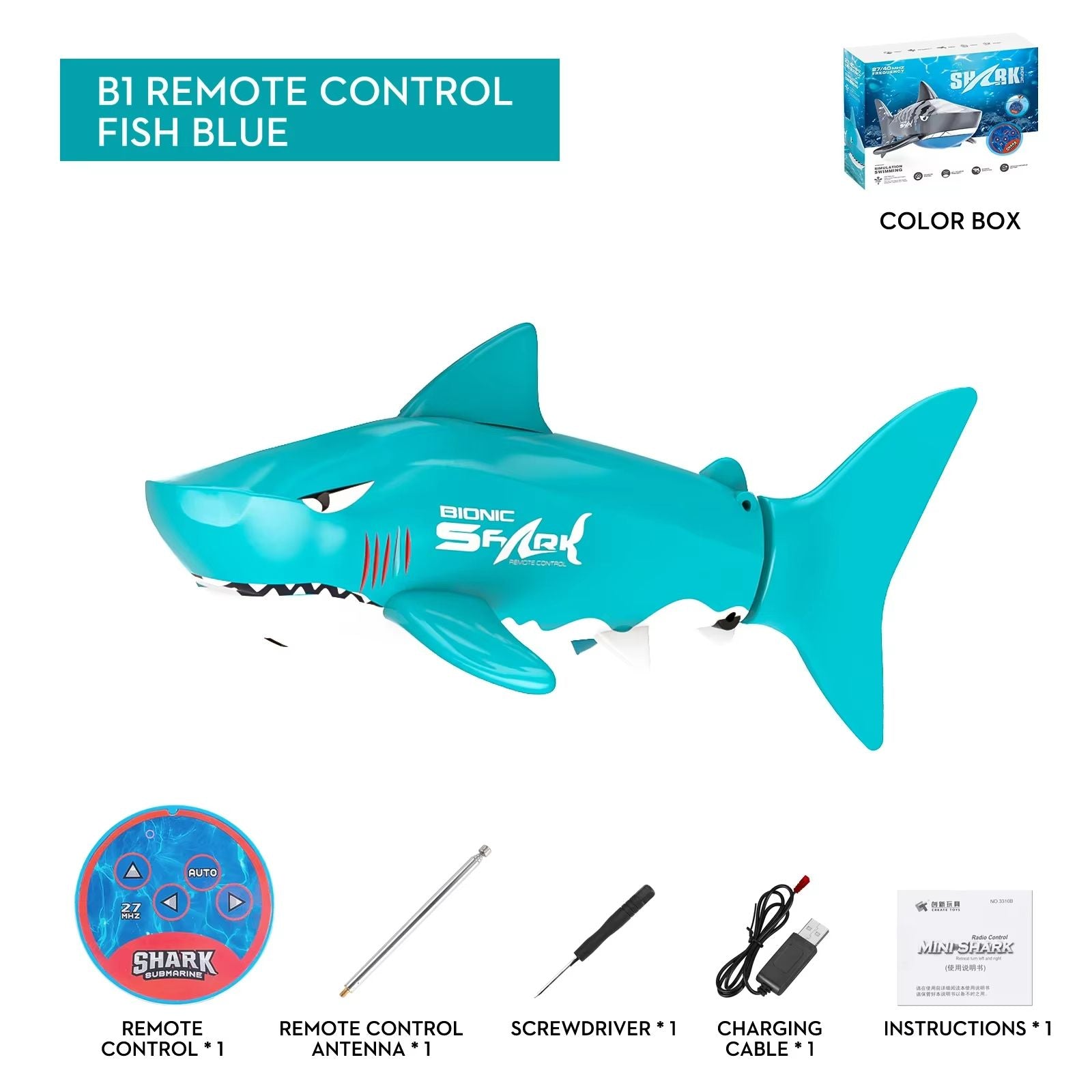 Remote Control Shark Toy With Water Spray  Electric Swimming Whale  Dolphin Bath And Pool Toy For K 6