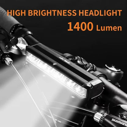 EOS610 8000mAh Rechargeable Bicycle Light – Waterproof USB Bike Headlight for Road and MTB Cycling