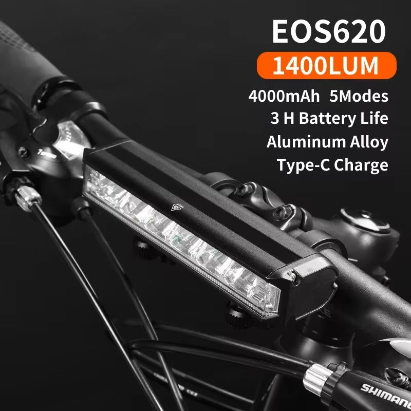 EOS610 8000mAh Rechargeable Bicycle Light  Waterproof USB Bike Headlight For Road And MTB Cycling 7