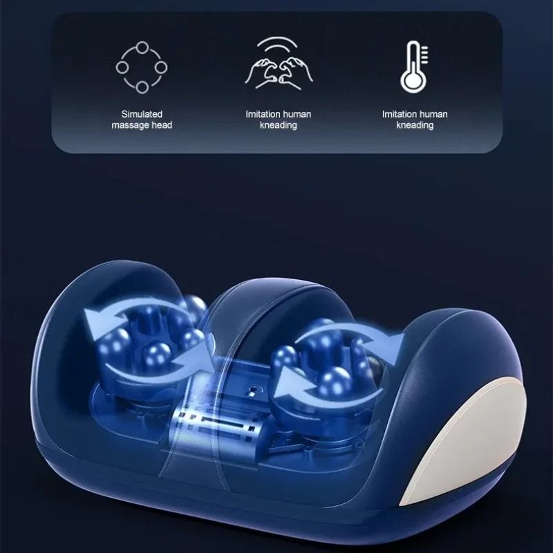 Extra Big Electric Foot Massager With Heat Shiatsu Kneading For Calf And Leg Relaxation 1