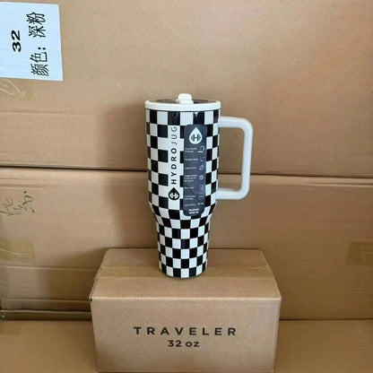 Insulated Stainless Steel Travel Tumbler With Straw Lid 7