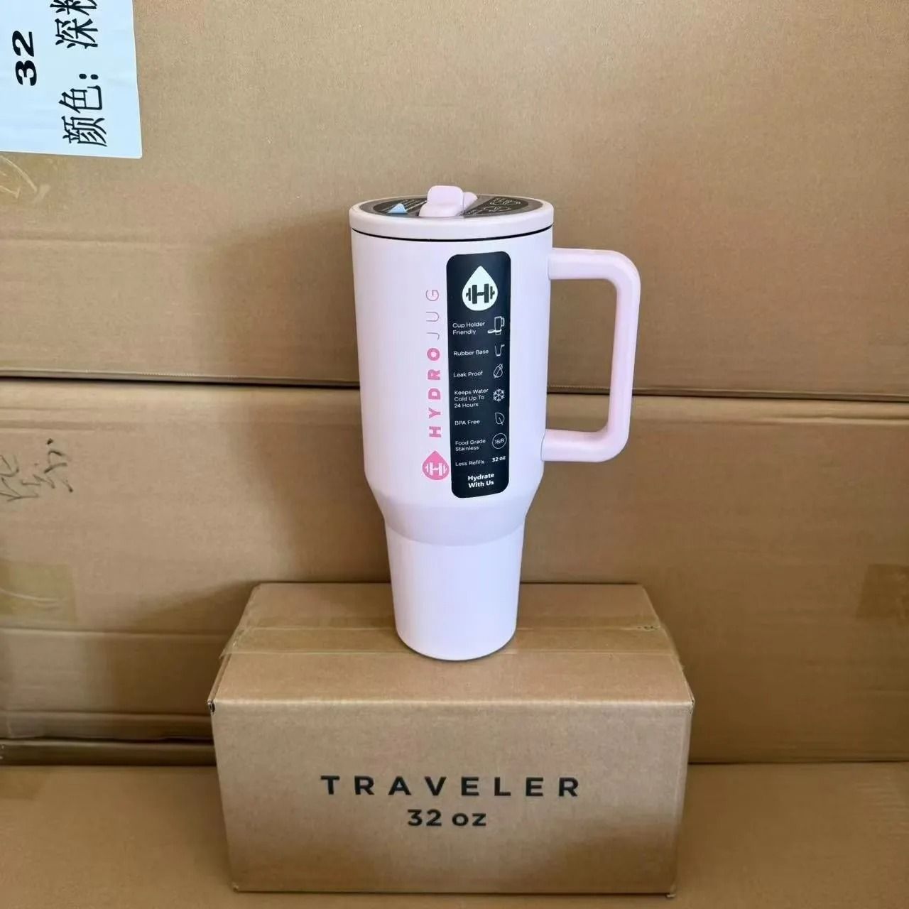 Insulated Stainless Steel Travel Tumbler With Straw Lid 11
