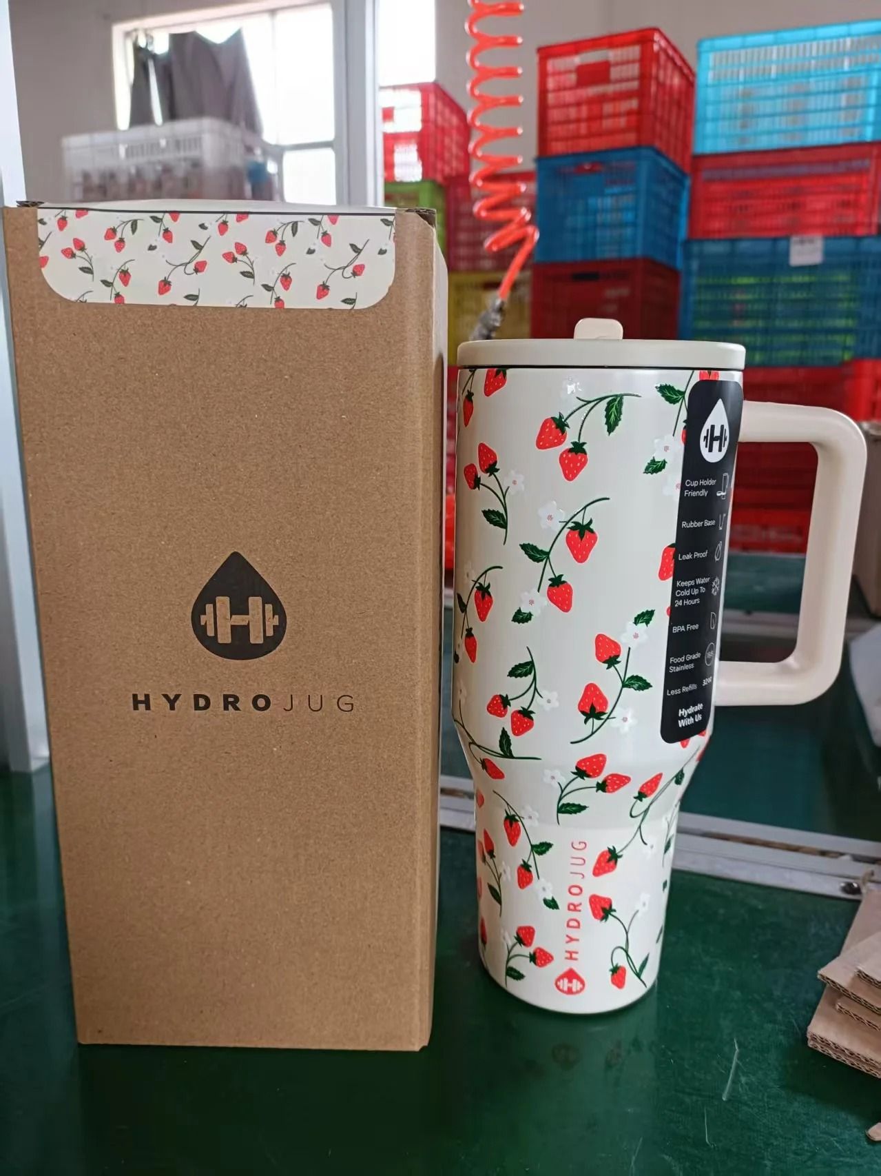 Insulated Stainless Steel Travel Tumbler With Straw Lid 16
