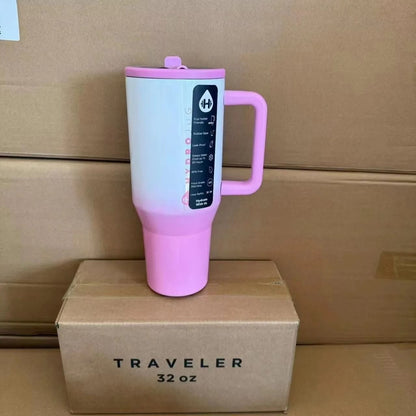 Insulated Stainless Steel Travel Tumbler With Straw Lid 8