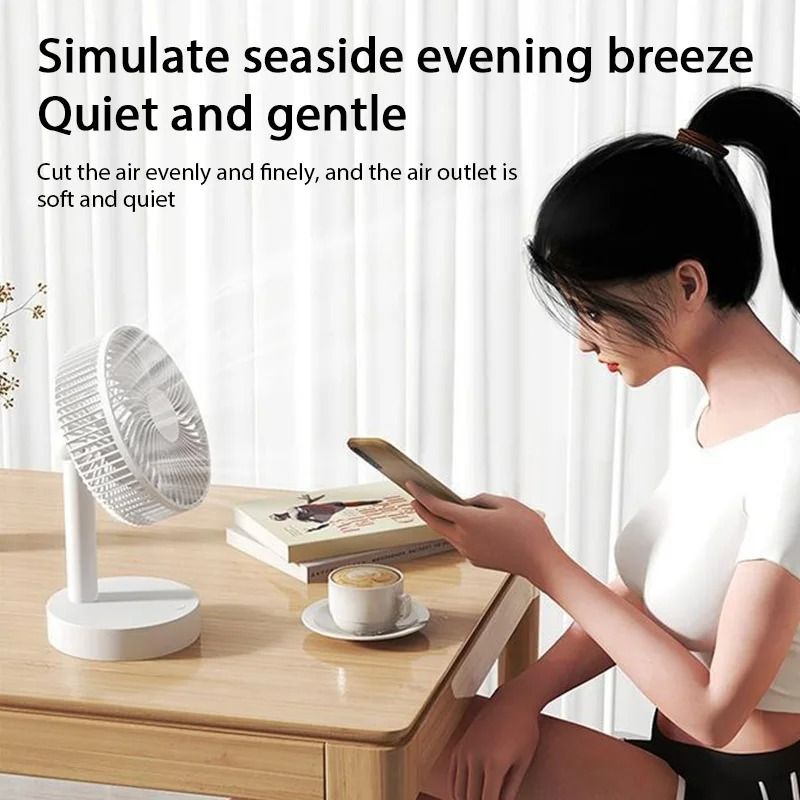 USB Small Electric Fan Portable Desktop Cooling Fan For Home And Office 4