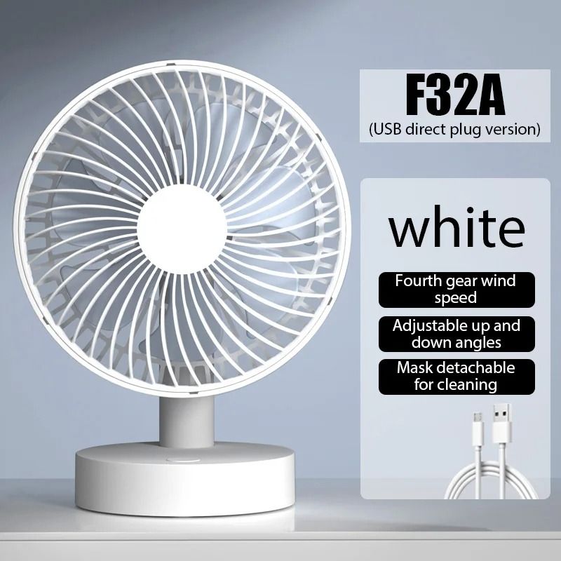 USB Small Electric Fan Portable Desktop Cooling Fan For Home And Office 6