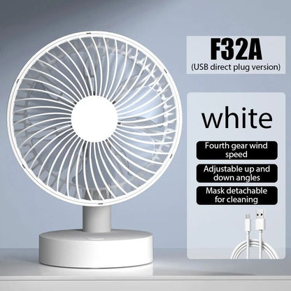 USB Small Electric Fan Portable Desktop Cooling Fan For Home And Office 6