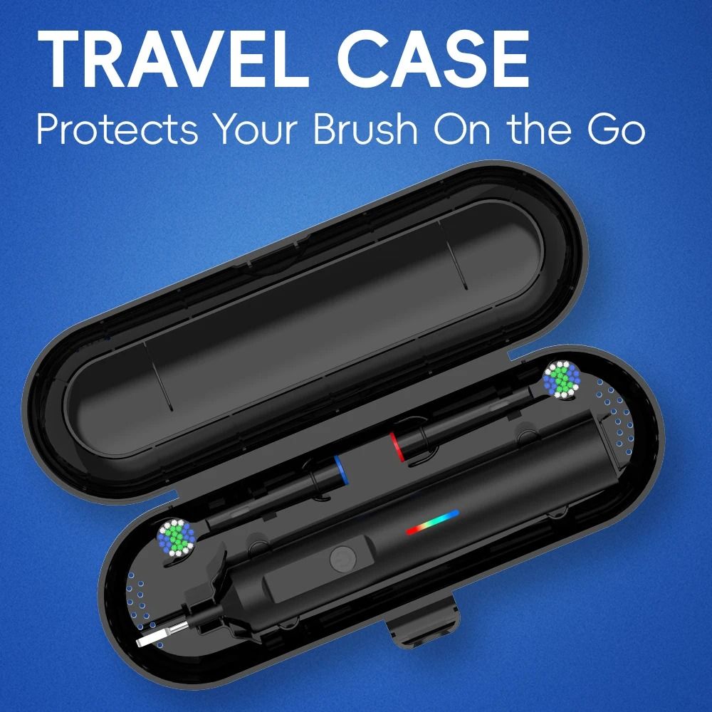 Intelligent Rotating Electric Toothbrush Rechargeable Rotary Toothbrush With Oral B Compatible Head 3