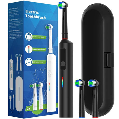 Intelligent Rotating Electric Toothbrush Rechargeable Rotary Toothbrush With Oral B Compatible Head 10