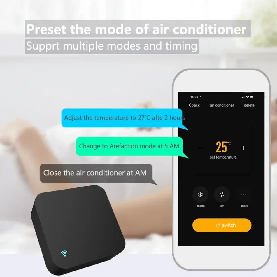 Tuya WiFi IR Remote Control Universal Smart Home Blaster For TV And Air Conditioner 2