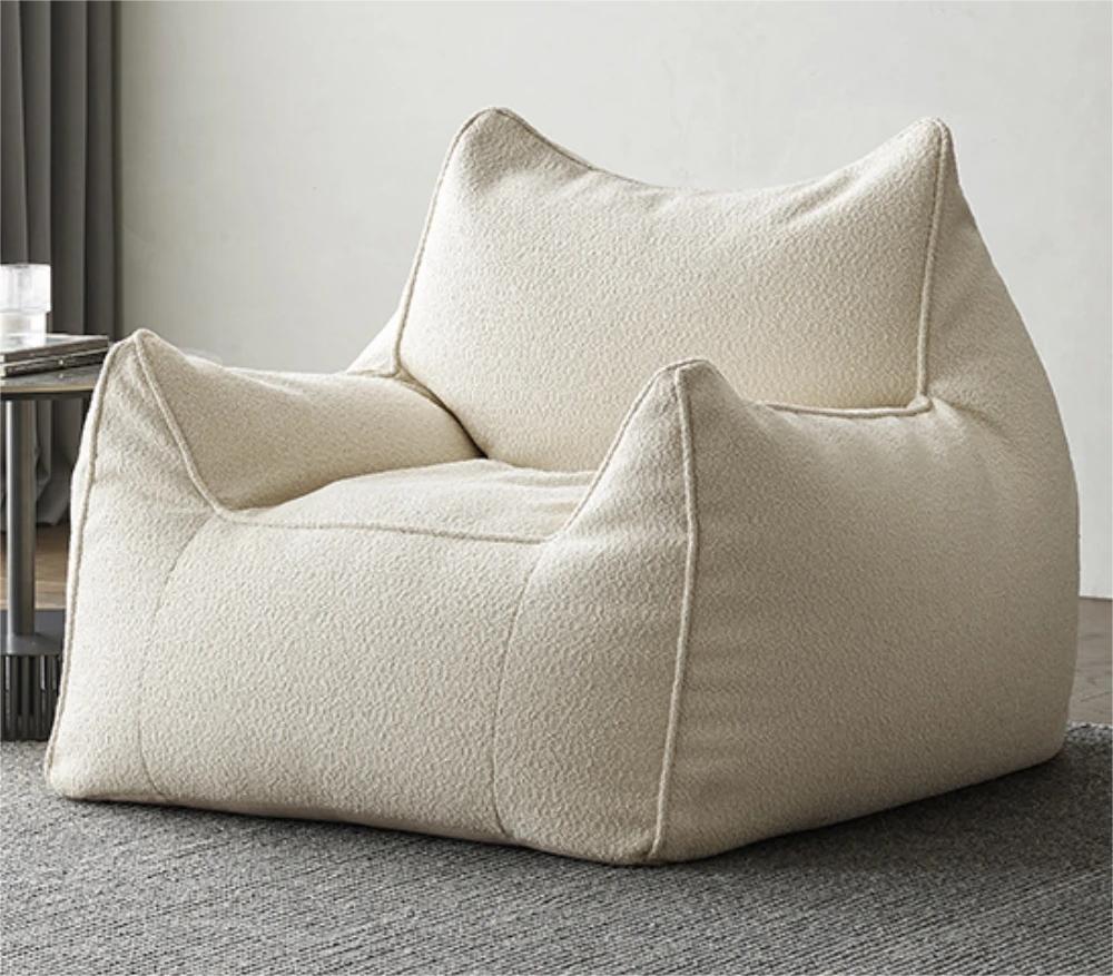 Oversized Bean Bag Pouf Cover For Floor Seating And Lounging 1