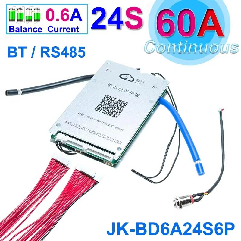 JiKong Smart Bluetooth BMS  Active Balance Battery Management System For LiIon LiFePO4  LTO 12V48V  14