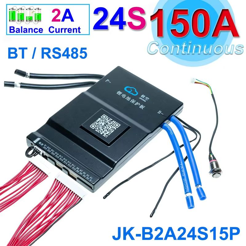JiKong Smart Bluetooth BMS  Active Balance Battery Management System For LiIon LiFePO4  LTO 12V48V  26
