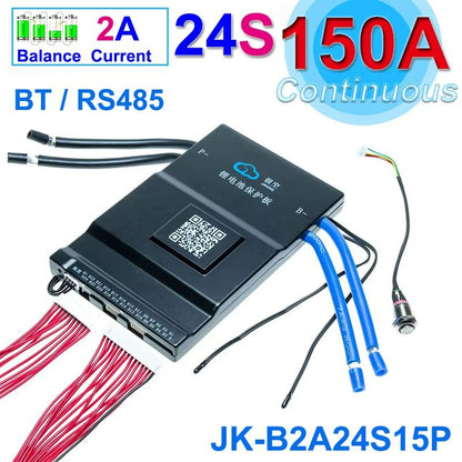 JiKong Smart Bluetooth BMS  Active Balance Battery Management System For LiIon LiFePO4  LTO 12V48V  26